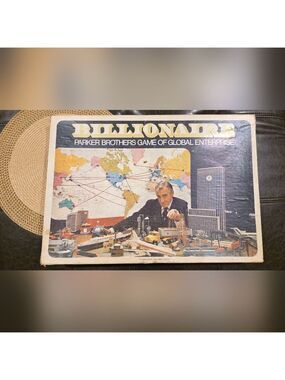 Parker Brothers Vintage Billionaire Board Game